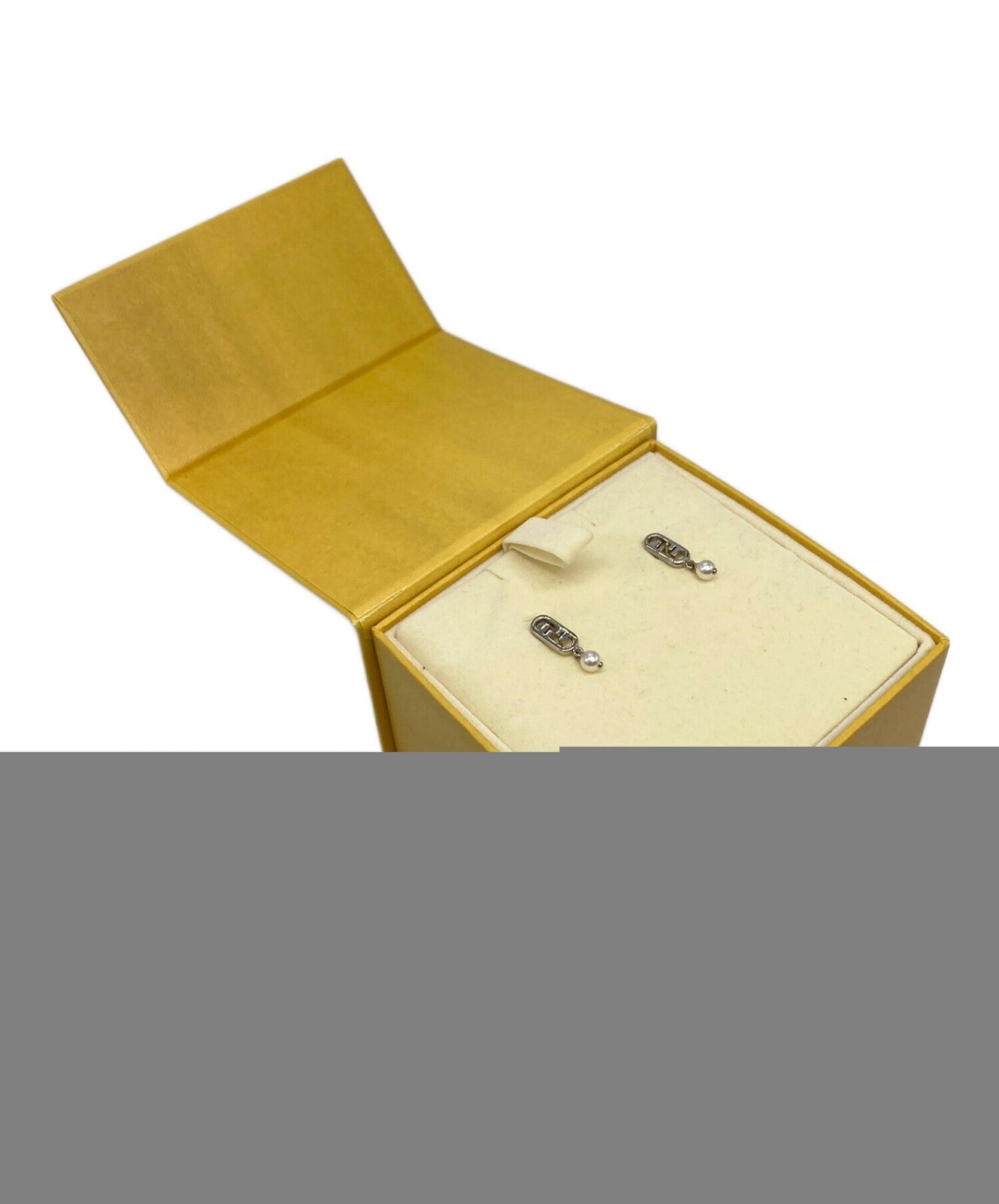 FENDI Earrings FF Women Accessory Authentic