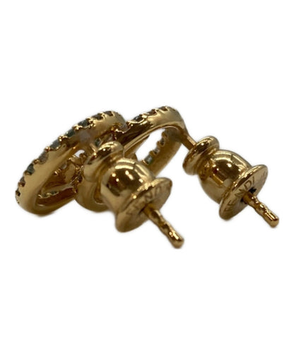 FENDI Earrings F is Gold Women Accessory Authentic