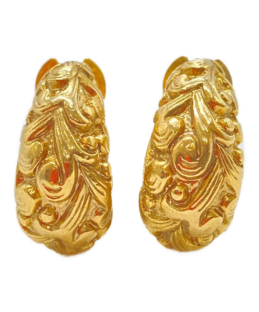 Saint Laurent Earrings YSL Cassandra Gold Authentic