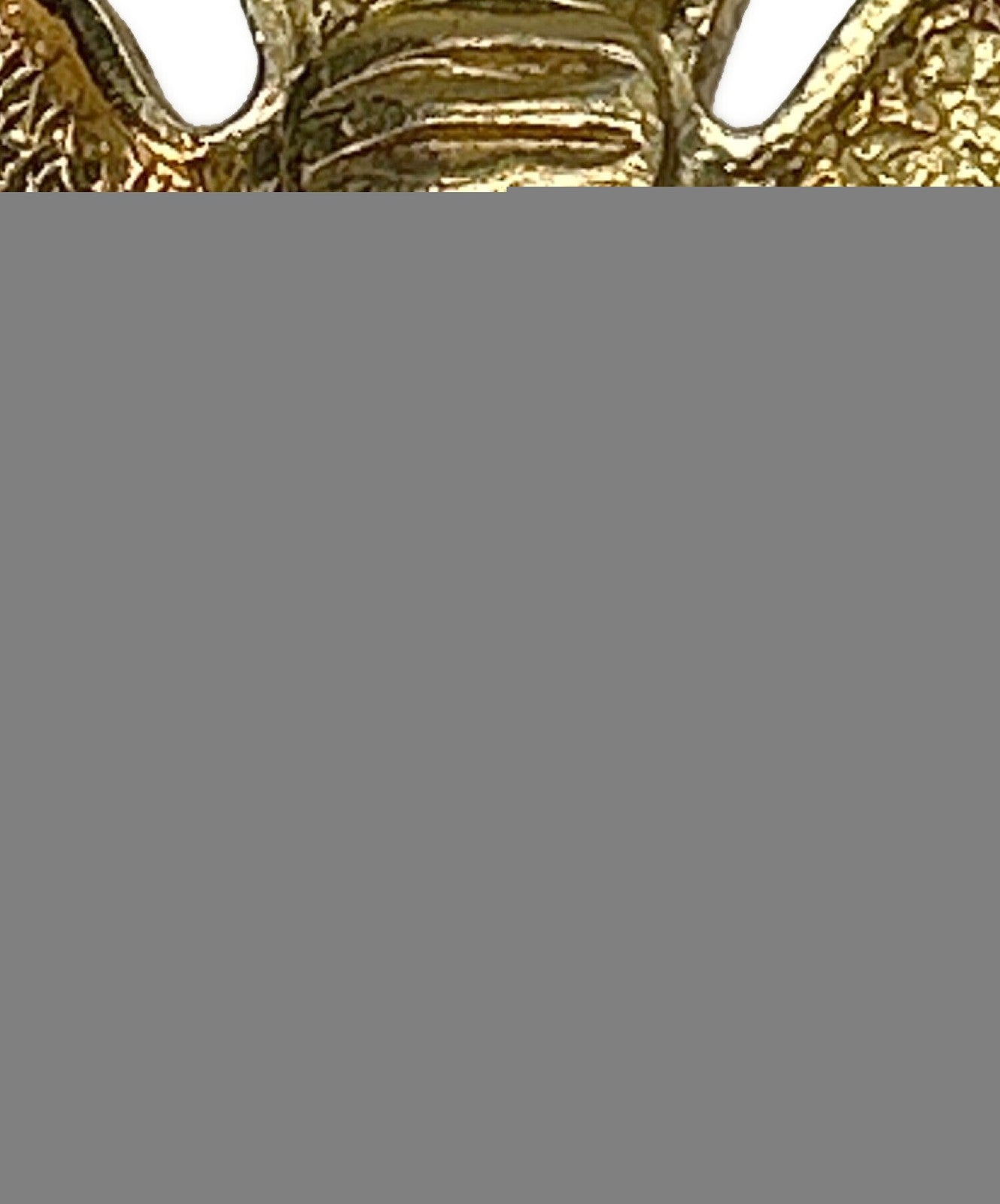 Saint Laurent Earrings Flower YSL Cassandra Gold Authentic
