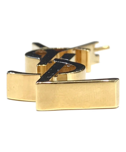 Saint Laurent Earrings YSL Cassandra Gold Authentic