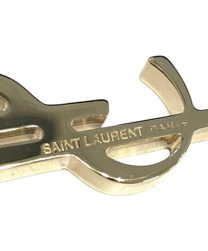 Saint Laurent Earrings YSL Cassandra Gold Authentic