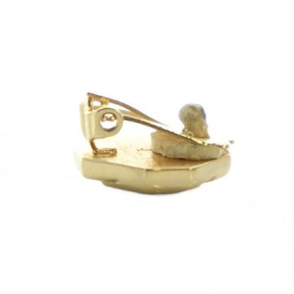 Saint Laurent Earrings YSL Cassandra Gold Authentic