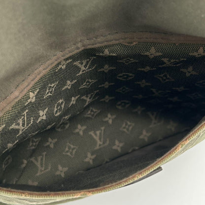 Louis Vuitton Hand Bag Tote Purse Monogram Khaki Authentic