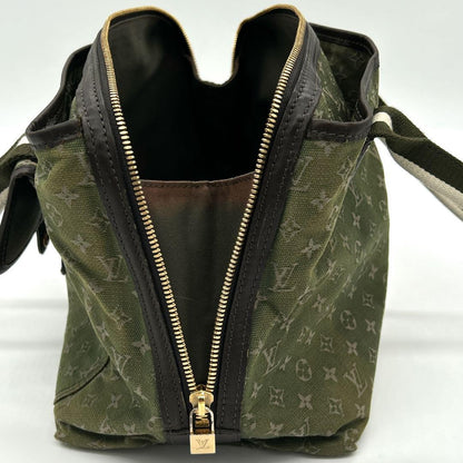 Louis Vuitton Hand Bag Tote Purse Monogram Khaki Authentic