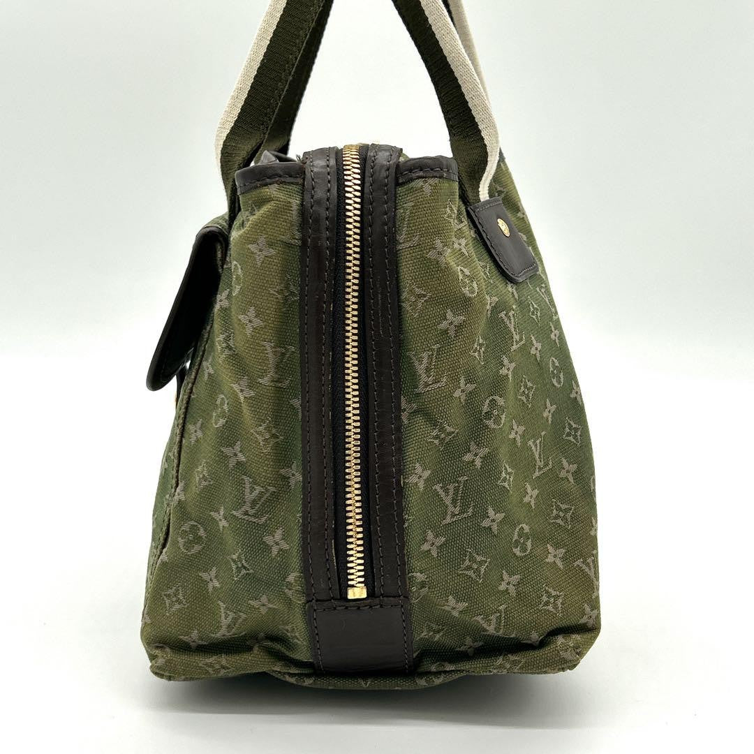 Louis Vuitton Hand Bag Tote Purse Monogram Khaki Authentic