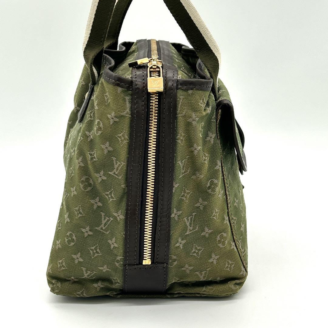 Louis Vuitton Hand Bag Tote Purse Monogram Khaki Authentic