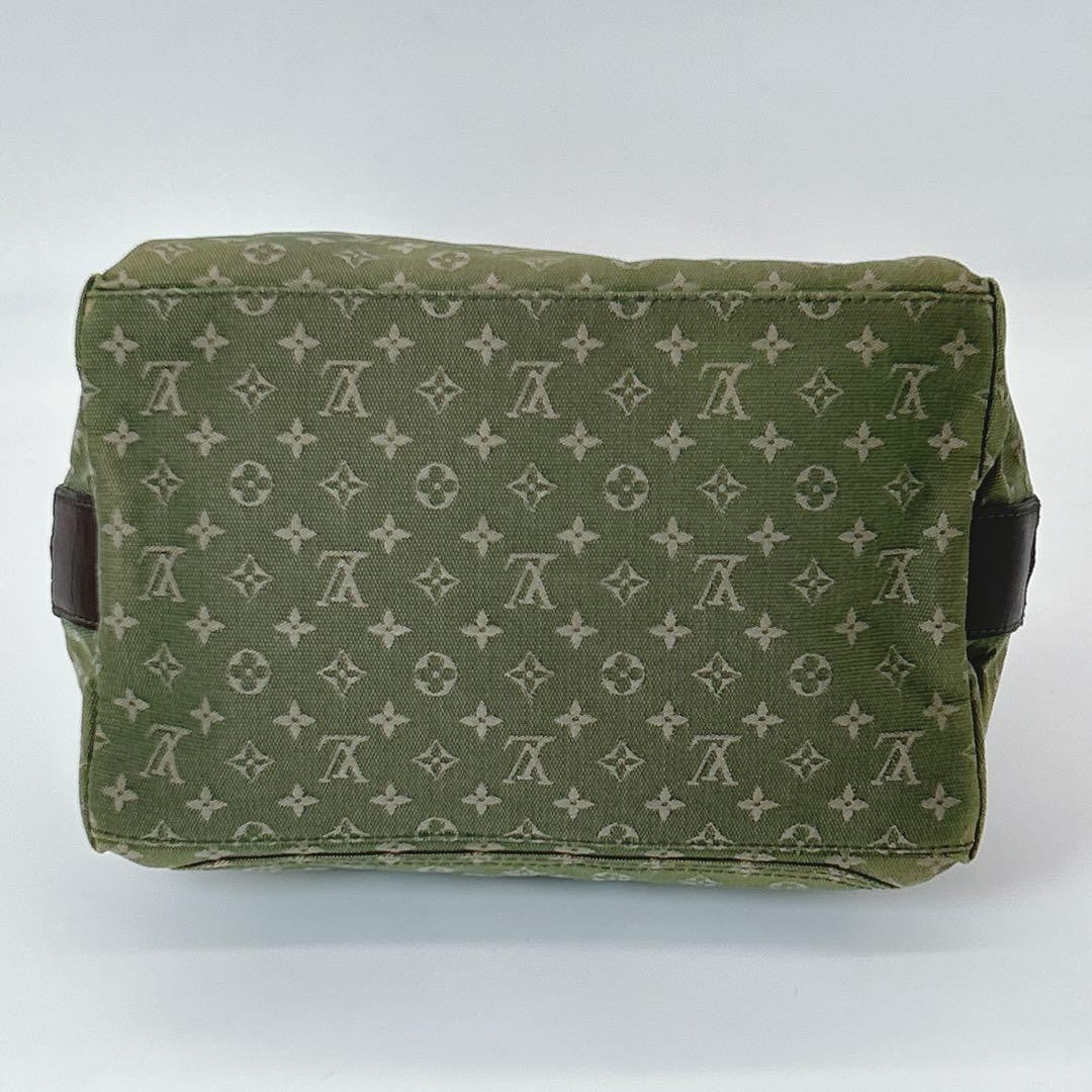 Louis Vuitton Hand Bag Tote Purse Monogram Khaki Authentic