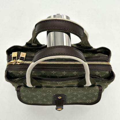Louis Vuitton Hand Bag Tote Purse Monogram Khaki Authentic