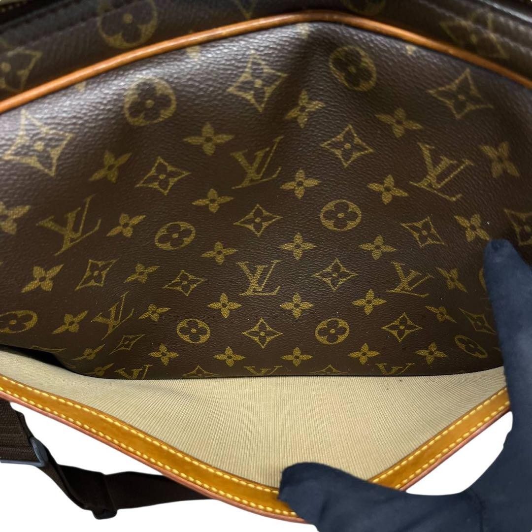 Louis Vuitton Shoulder Bag Purse Monogram M45252 PVC Leather Brown Authentic