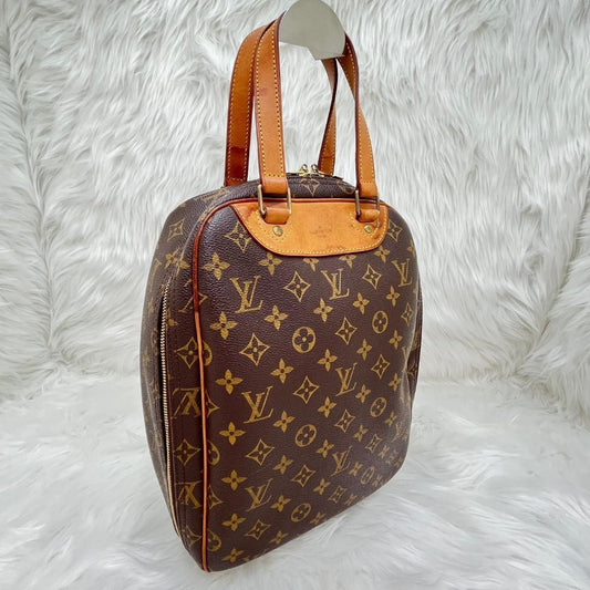 Louis Vuitton Hand Bag Tote Purse Monogram M41450 Brown Authentic
