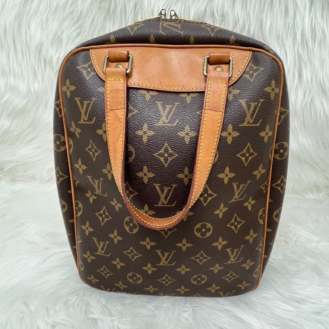 Louis Vuitton Hand Bag Tote Purse Monogram M41450 Brown Authentic