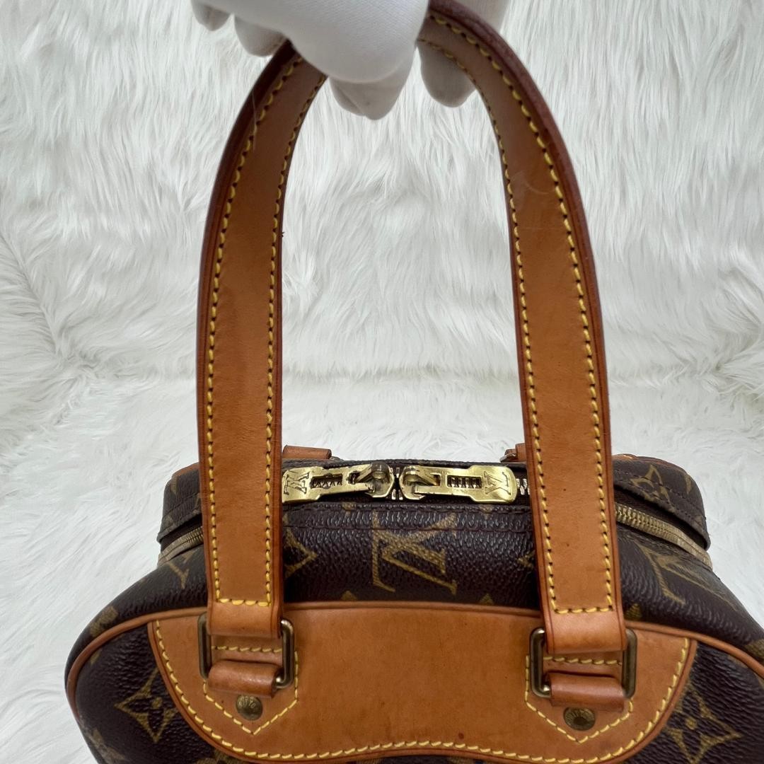 Louis Vuitton Hand Bag Tote Purse Monogram M41450 Brown Authentic