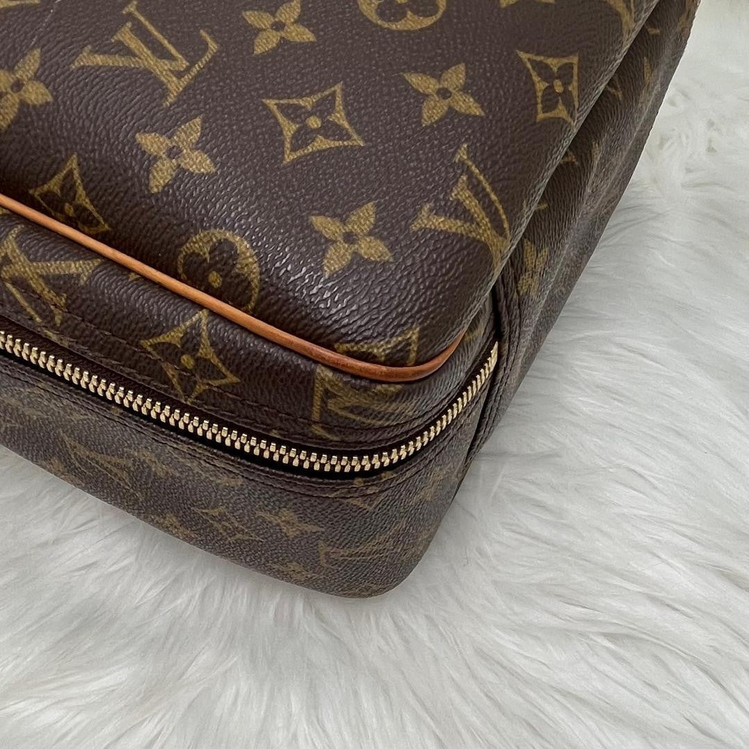 Louis Vuitton Hand Bag Tote Purse Monogram M41450 Brown Authentic