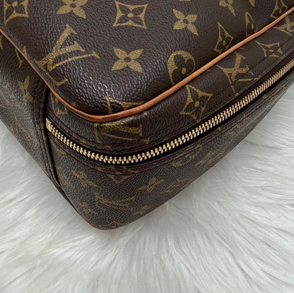 Louis Vuitton Hand Bag Tote Purse Monogram M41450 Brown Authentic