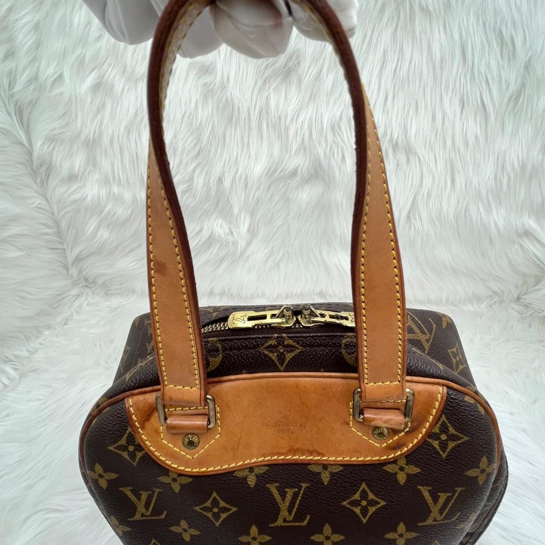 Louis Vuitton Hand Bag Tote Purse Monogram M41450 Brown Authentic