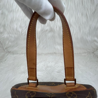 Louis Vuitton Hand Bag Tote Purse Monogram M41450 Brown Authentic