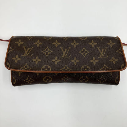Louis Vuitton Shoulder Bag Purse Monogram PVC Leather Brown Authentic
