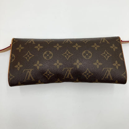 Louis Vuitton Shoulder Bag Purse Monogram PVC Leather Brown Authentic
