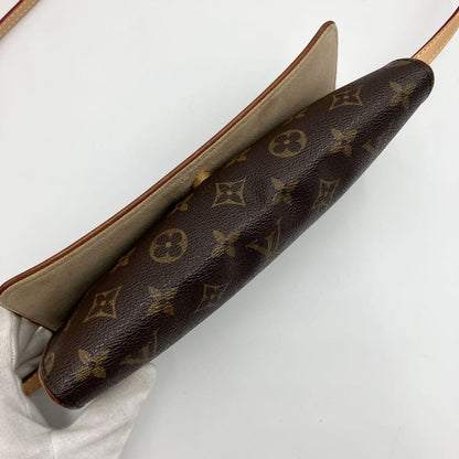 Louis Vuitton Shoulder Bag Purse Monogram PVC Leather Brown Authentic