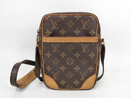 Louis Vuitton Shoulder Bag Purse Monogram Brown Authentic