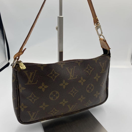Louis Vuitton Shoulder Bag Purse Monogram M51980 Brown Authentic