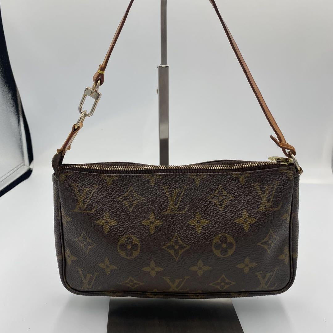 Louis Vuitton Shoulder Bag Purse Monogram M51980 Brown Authentic