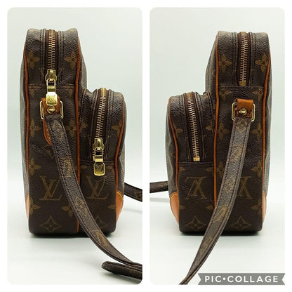 Louis Vuitton Shoulder Bag Purse Monogram M45236 PVC Brown Authentic