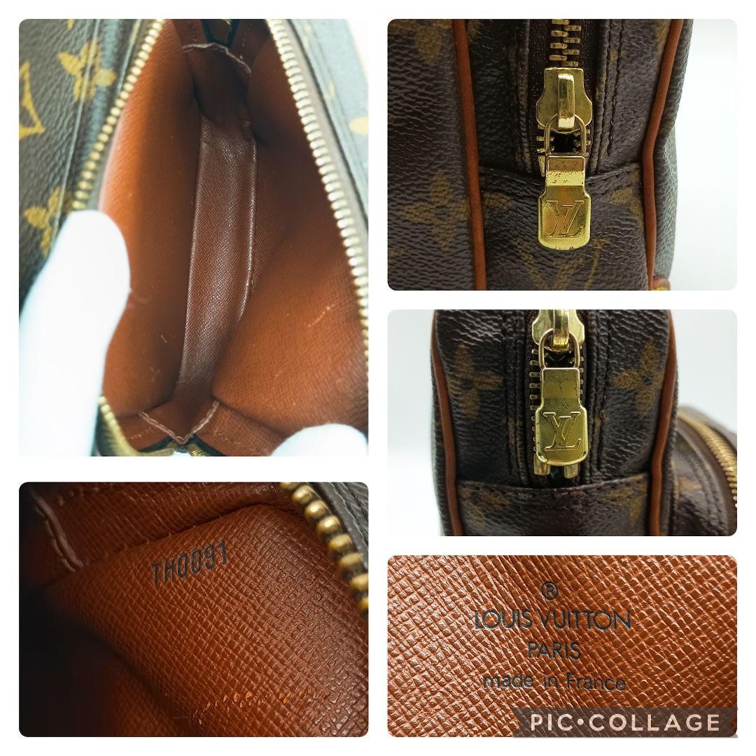 Louis Vuitton Shoulder Bag Purse Monogram M45236 PVC Brown Authentic