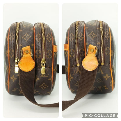 Louis Vuitton Shoulder Bag Purse Monogram M45254 PVC Brown Authentic