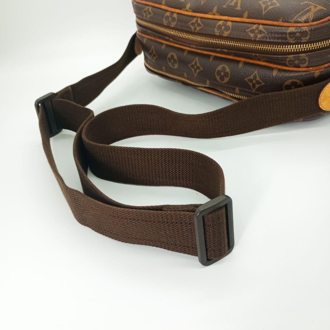 Louis Vuitton Shoulder Bag Purse Monogram M45254 PVC Brown Authentic