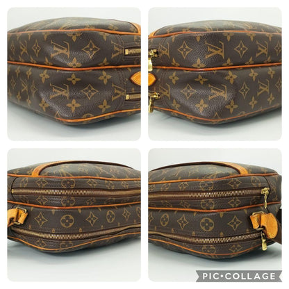 Louis Vuitton Shoulder Bag Purse Monogram M45254 PVC Brown Authentic