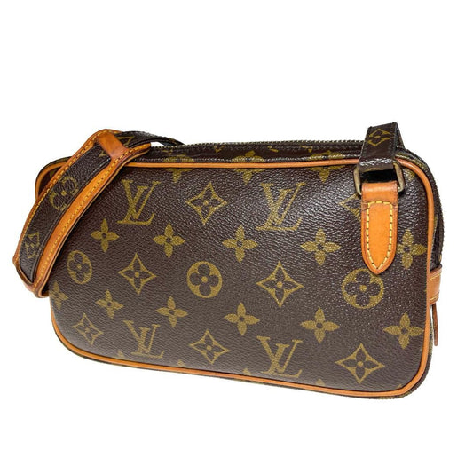 Louis Vuitton Shoulder Bag Purse Monogram M51828 Brown Authentic