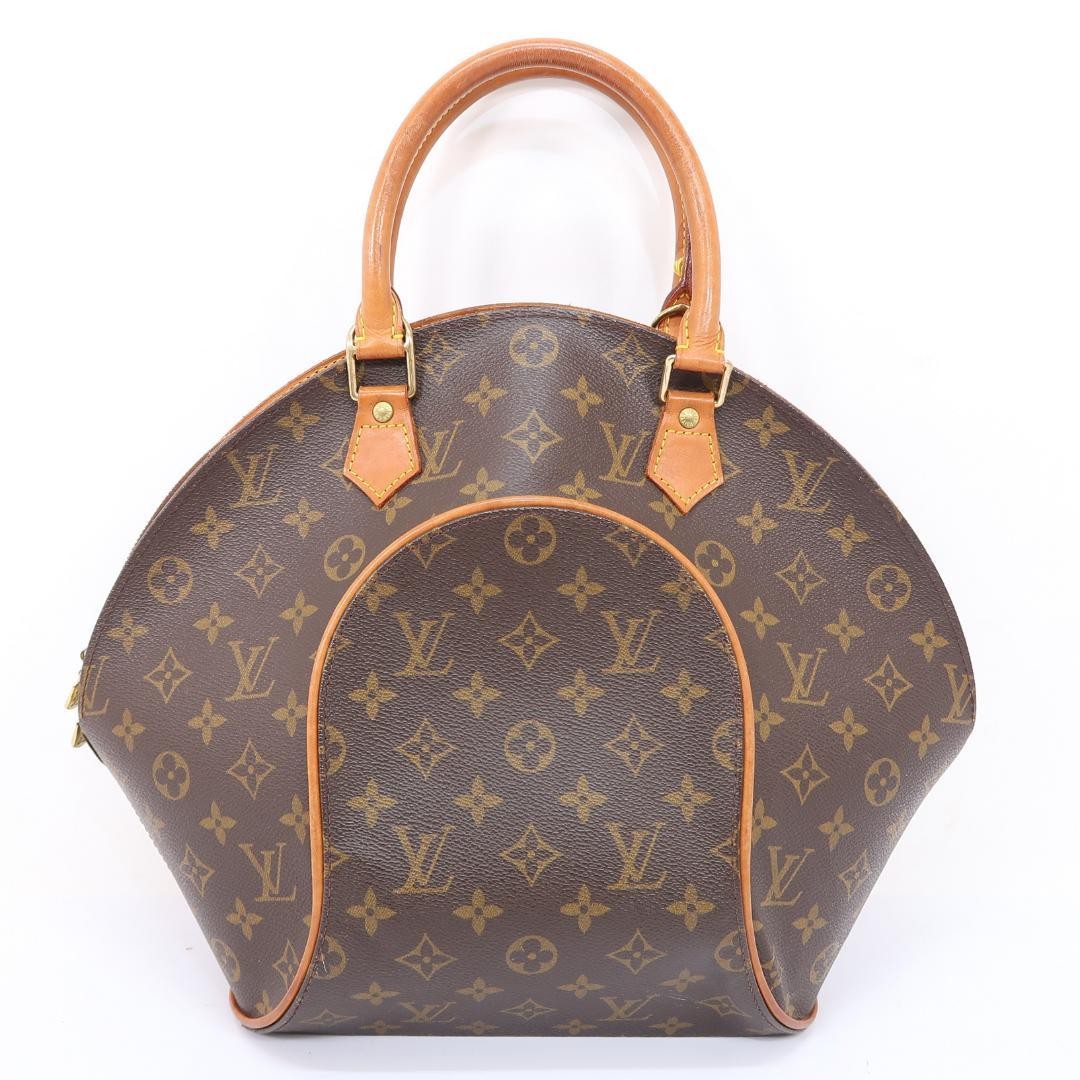 Louis Vuitton Hand Bag Tote Purse Monogram M51127 PVC Leather Brown Authentic