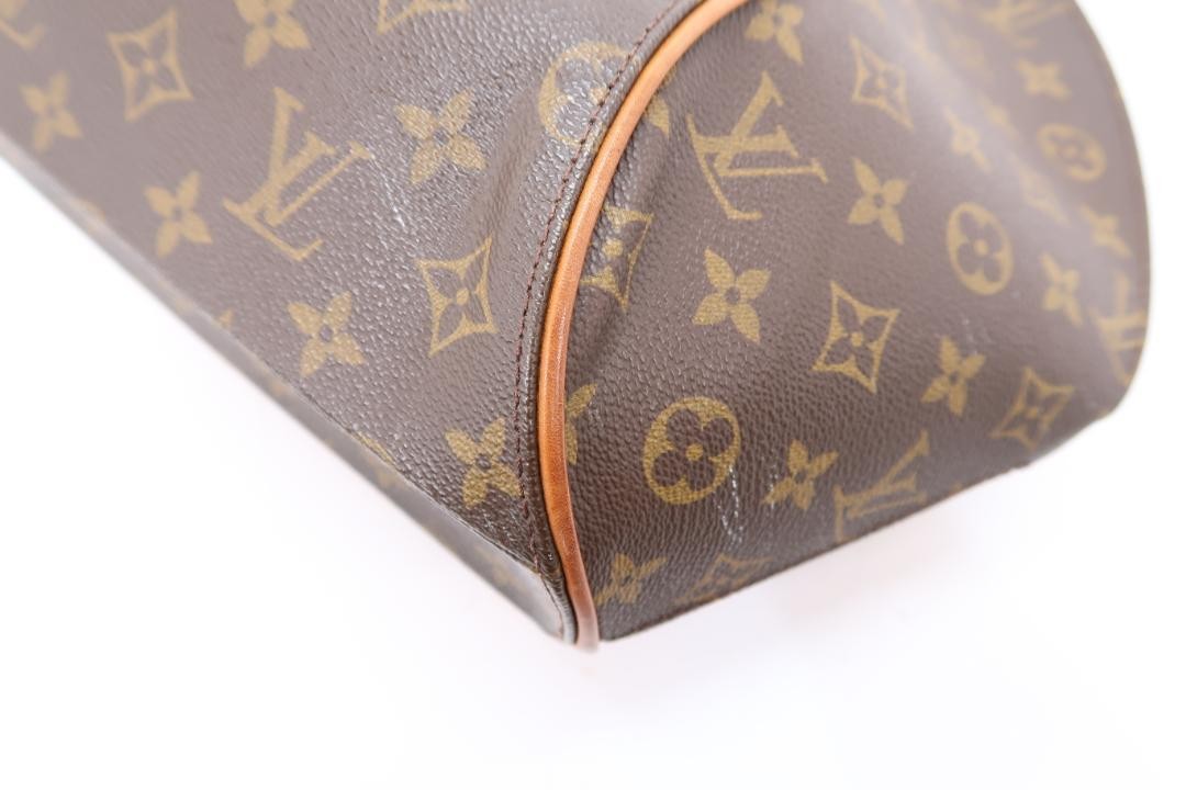 Louis Vuitton Hand Bag Tote Purse Monogram M51127 PVC Leather Brown Authentic