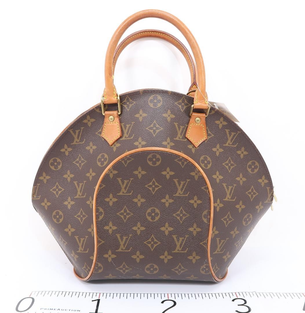 Louis Vuitton Hand Bag Tote Purse Monogram M51127 PVC Leather Brown Authentic