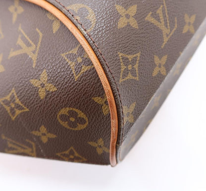 Louis Vuitton Hand Bag Tote Purse Monogram M51127 PVC Leather Brown Authentic