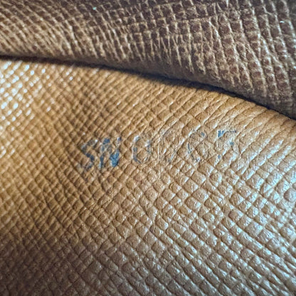 Louis Vuitton Shoulder Bag Purse M51221 Monogram Leather Brown Authentic