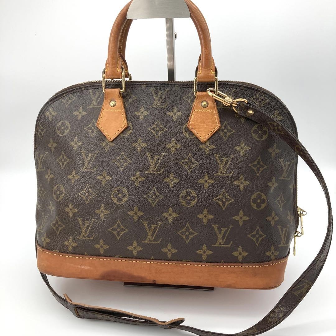 Louis Vuitton Hand Shoulder Bag Tote Purse 2way M51130 Monogram Leather Brown