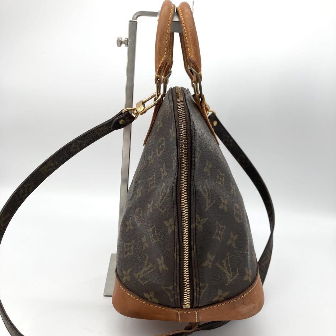 Louis Vuitton Hand Shoulder Bag Tote Purse 2way M51130 Monogram Leather Brown