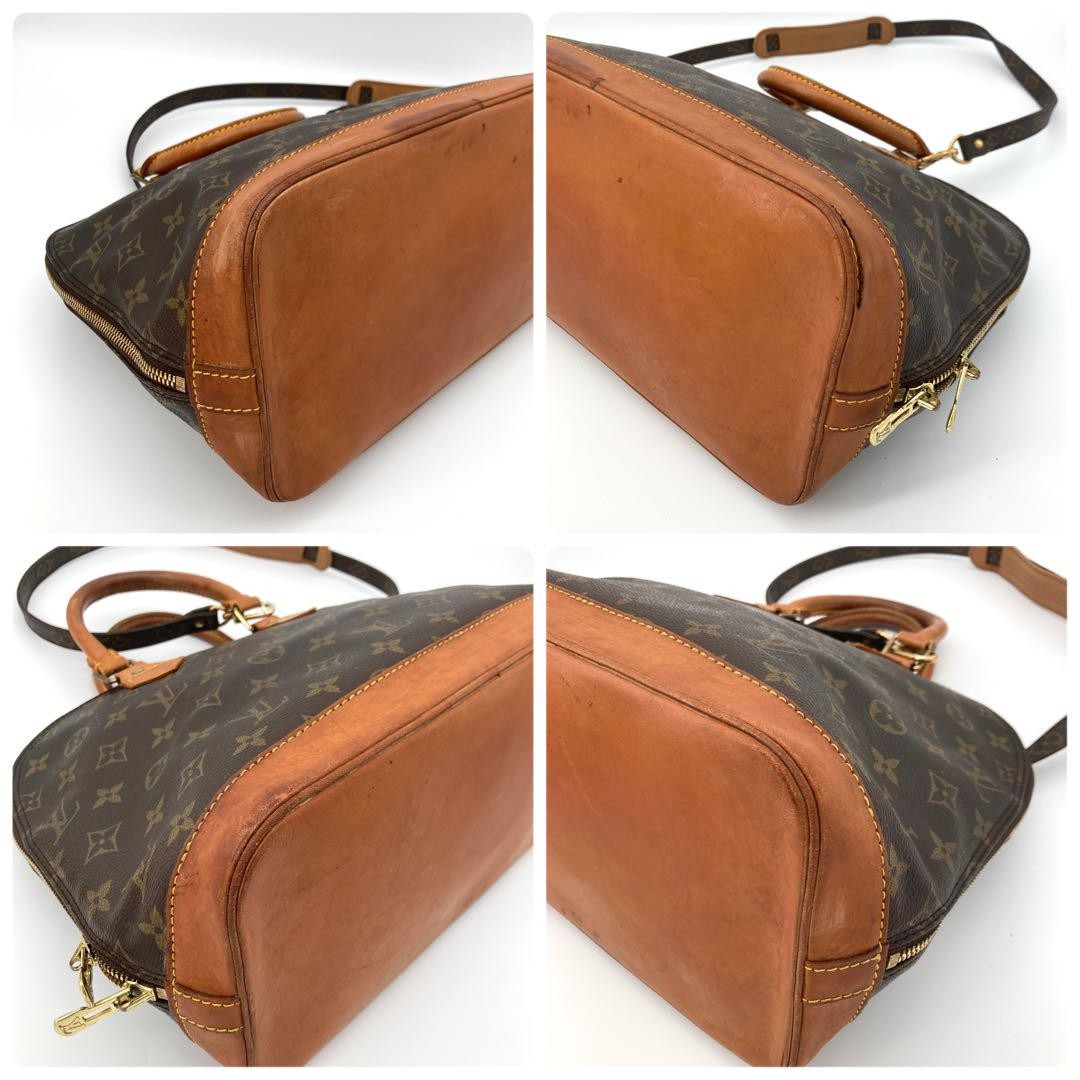 Louis Vuitton Hand Shoulder Bag Tote Purse 2way M51130 Monogram Leather Brown
