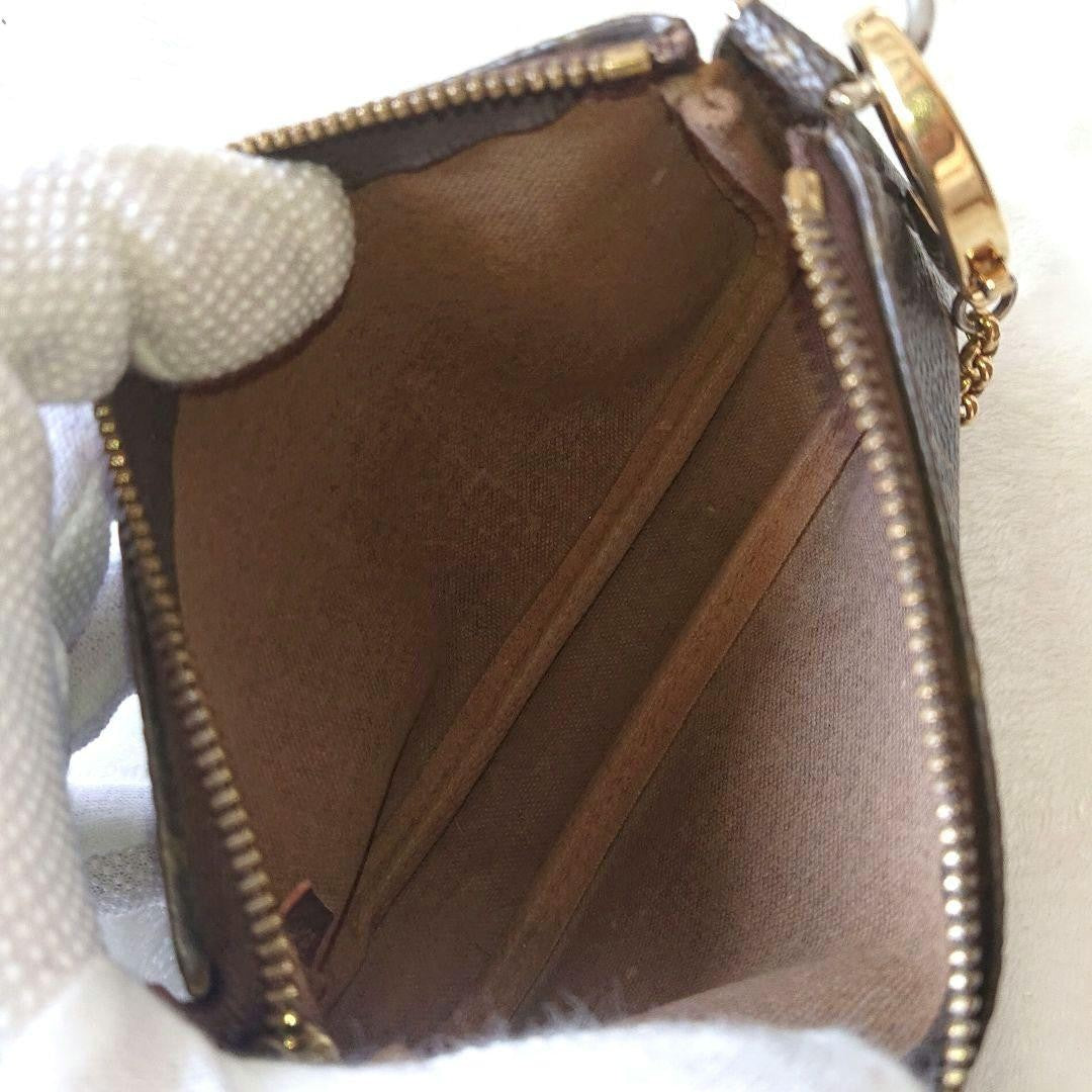 Louis Vuitton Accessory Pouch Hand Pouch Monogram M63798 Brown Authentic