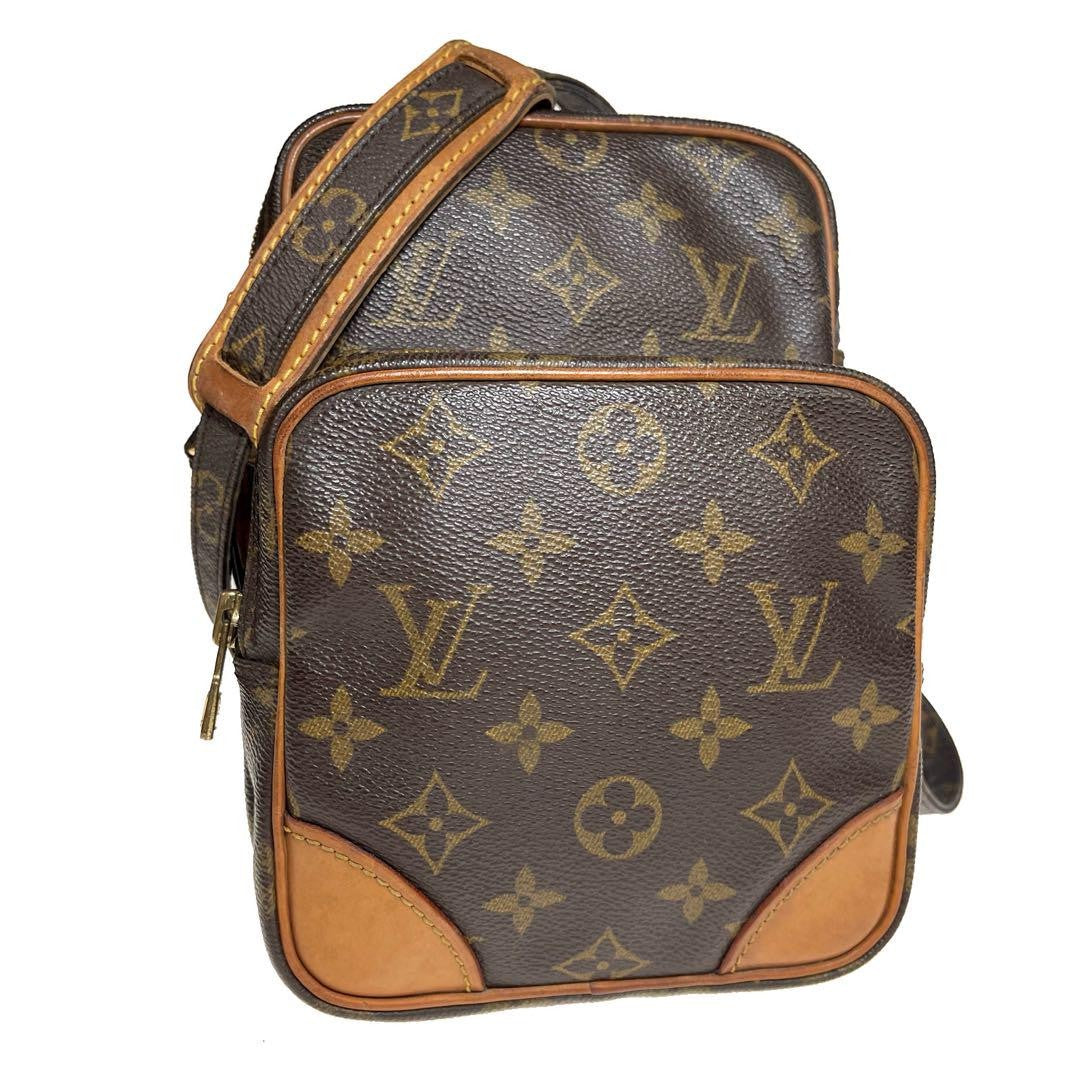 Louis Vuitton Shoulder Bag Purse Monogram M45236 Brown Authentic