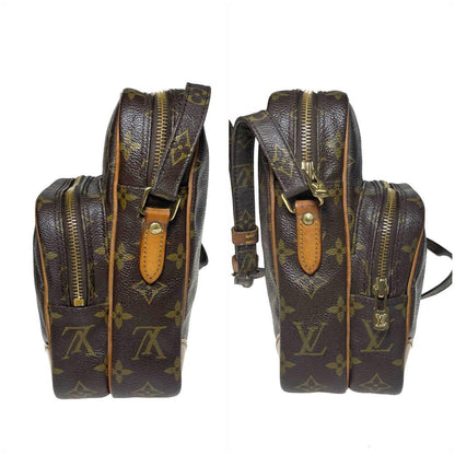 Louis Vuitton Shoulder Bag Purse Monogram M45236 Brown Authentic