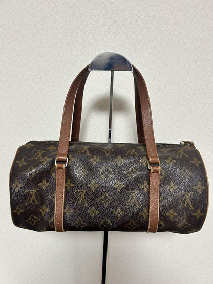 Louis Vuitton Hand Bag Tote Purse Monogram Brown Authentic