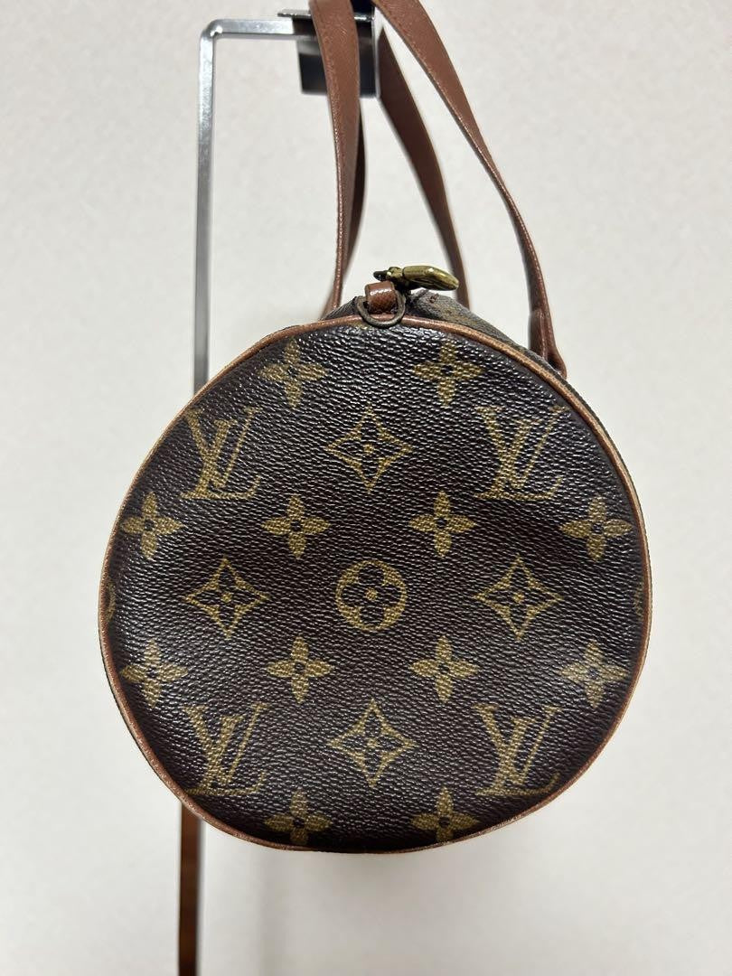 Louis Vuitton Hand Bag Tote Purse Monogram Brown Authentic