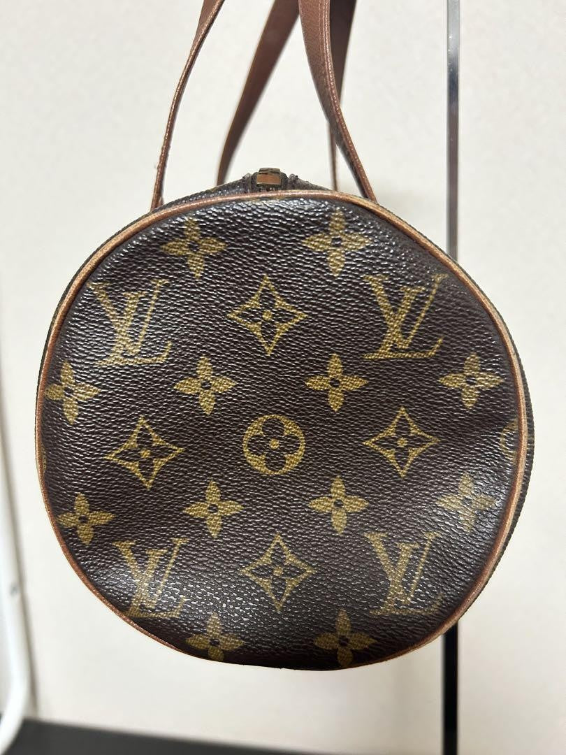 Louis Vuitton Hand Bag Tote Purse Monogram Brown Authentic