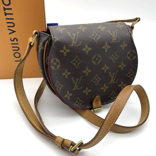 Louis Vuitton Shoulder Bag Purse Monogram M51179 Red Authentic