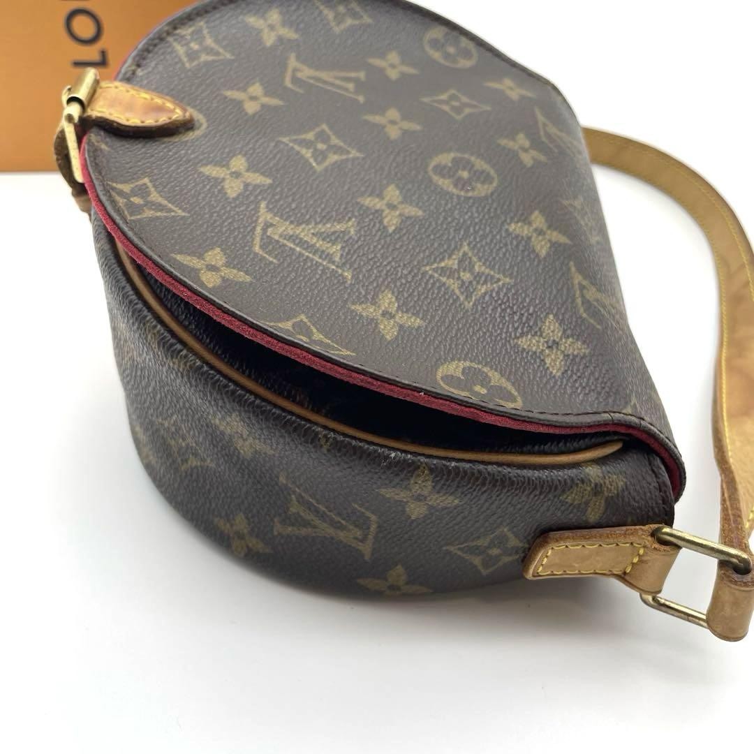 Louis Vuitton Shoulder Bag Purse Monogram M51179 Red Authentic