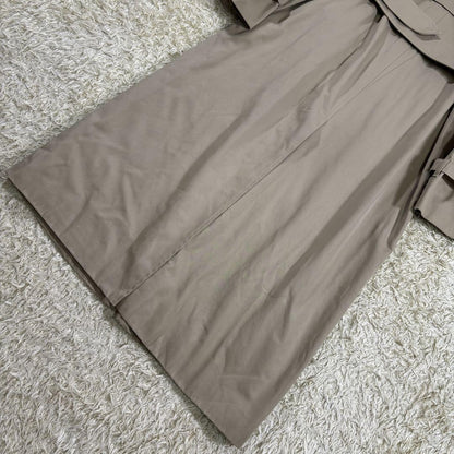 Aquascutum Trench Coat Club Check Asian fit M US size S Beige Authentic